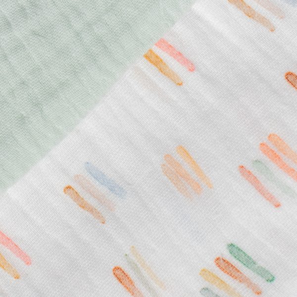 Water color stripes - Mint Muslin - Made to Order