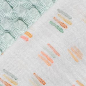 Water color stripes - Mint Waffle - Made to Order