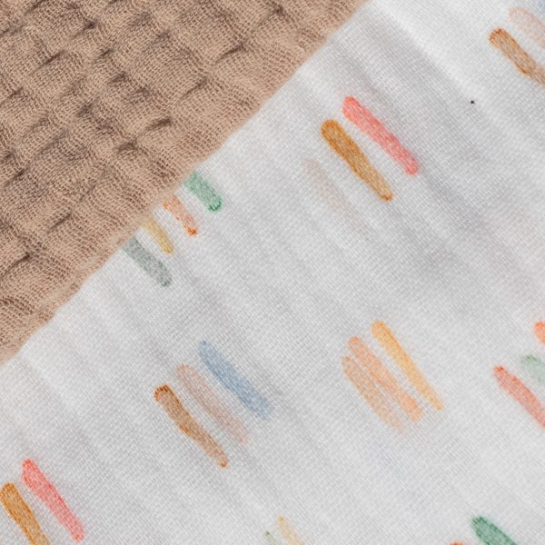 Water color stripes - Beige Muslin - Made to Order