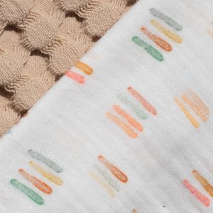Water color stripes - Beige Waffle - Made to Order