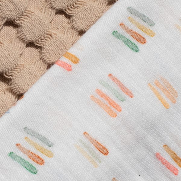 Water color stripes - Beige Waffle - Made to Order