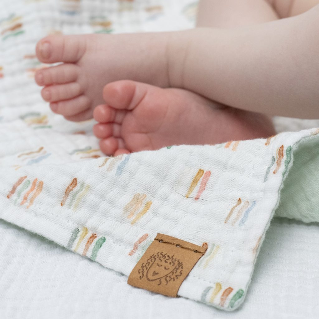 Water color stripes - Mint Muslin - Made to Order